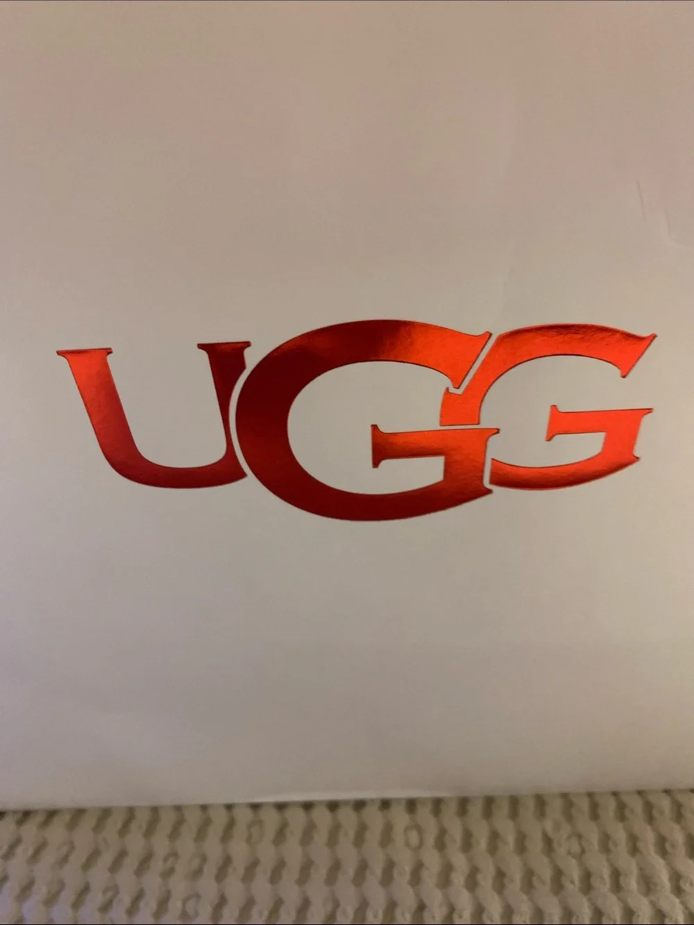 UGG branded white